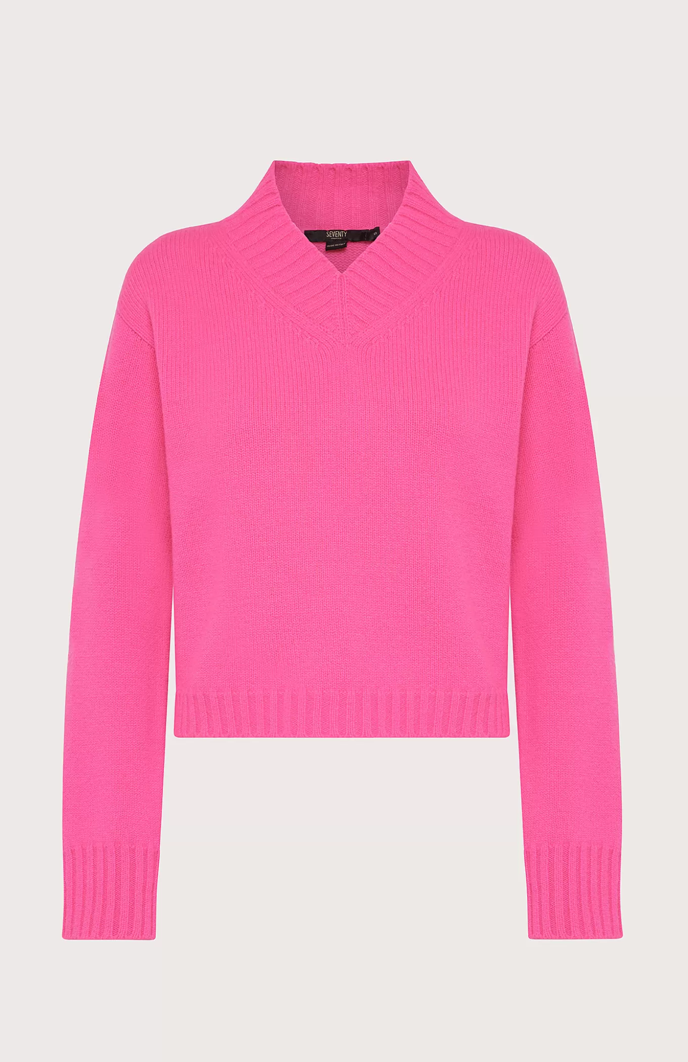 Women Seventy Venezia Knitwear^Sweater With Mini V-Neckline